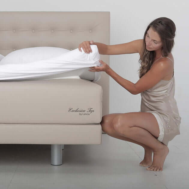 oblazinjena postelja BoxSpring - enostavno postiljanje