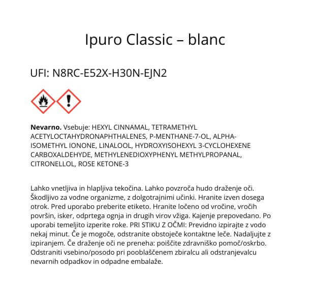 Dišava za prostor ipuro Classic Line Blanc, 240 ml - slika 4