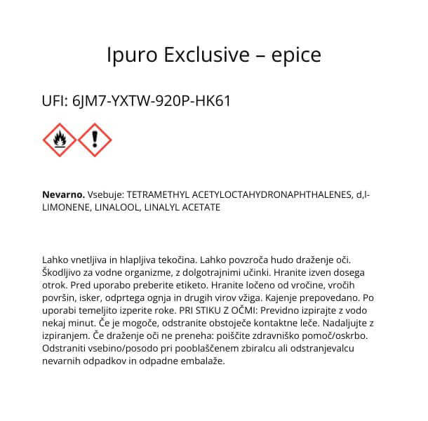 Dišava za prostor ipuro Exclusive Line Thé Épicé, 240 ml - slika 5
