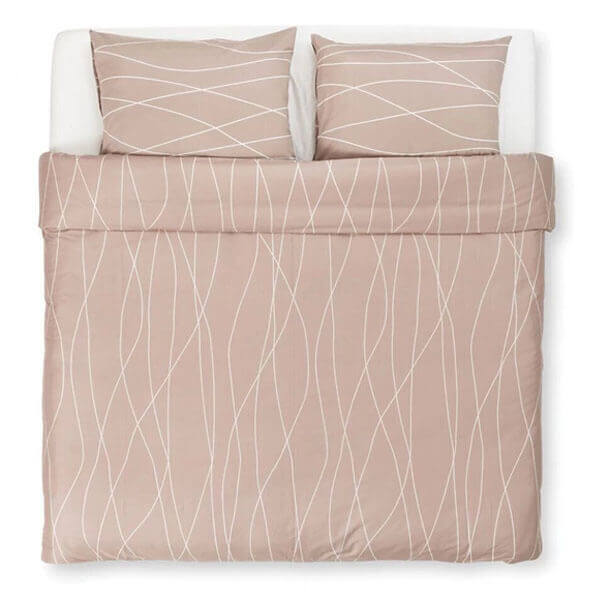 Posteljnina Anikka Val - svetlo rjava (različne dimenzije) posteljnina Odeja Anikka svetlo rjava