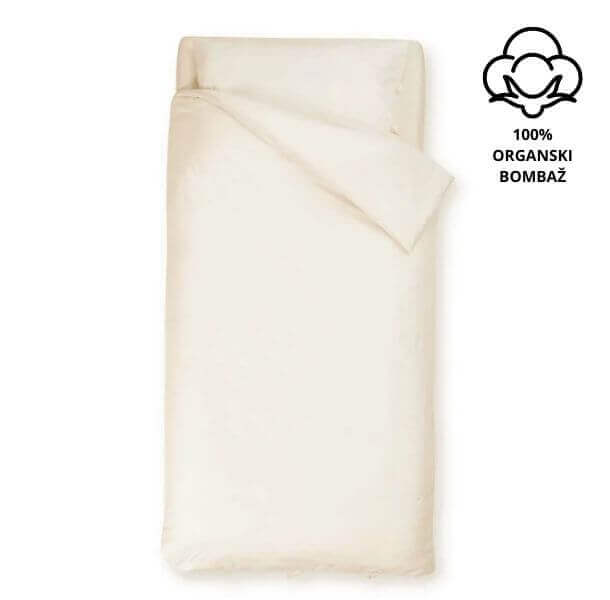 Bombažna posteljnina Organic Lia - krem (različne dimenzije)