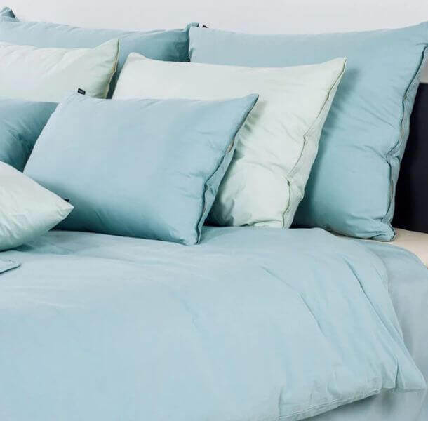 Bombažna posteljnina Organic Lia - modra (različne dimenzije) - slika 3