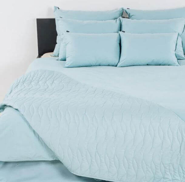 Bombažna posteljnina Organic Lia - modra (različne dimenzije) - slika 4