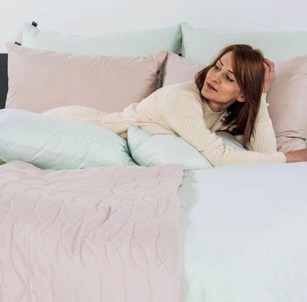 Bombažna posteljnina Organic Lia - rjava (različne dimenzije) Bombažna posteljnina Organic Lia - rjava (različne dimenzije) - slika 8