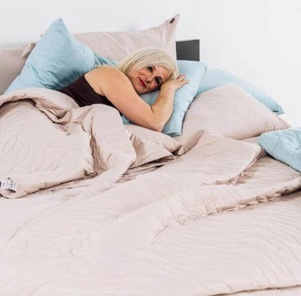 Bombažna posteljnina Organic Lia - rjava (različne dimenzije) Bombažna posteljnina Organic Lia - rjava (različne dimenzije) - slika 4