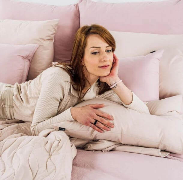 Bombažna posteljnina Organic Lia - rjava (različne dimenzije) Bombažna posteljnina Organic Lia - rjava (različne dimenzije) - slika 5