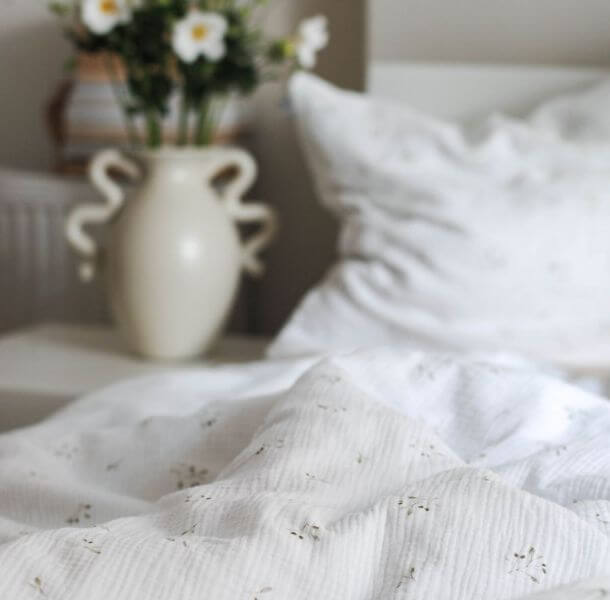 Bombažna posteljnina muslin - oljka (različne dimenzije) bombažna posteljnina muslin - Spalni center Maremico