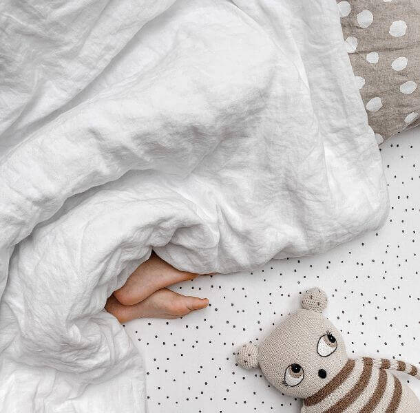 Lanena posteljnina - bela (različne dimenzije) naravna posteljnina iz lanu ooh noo bela