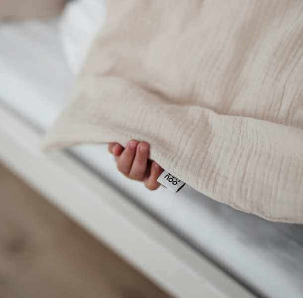 Bombažna otroška posteljnina muslin - sahara (različne dimenzije) Otroška posteljnina iz muslin bombaza sahara