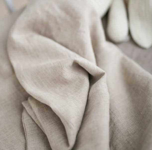 Lanena otroška posteljnina - barva lanu (različne dimenzije) Otroška posteljnina iz naravnega lanu