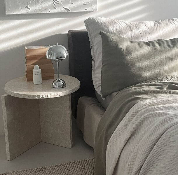 Lanena prevleka za vzglavnik – zelena (različne dimenzije) lanena posteljnina - Spalni center Maremico