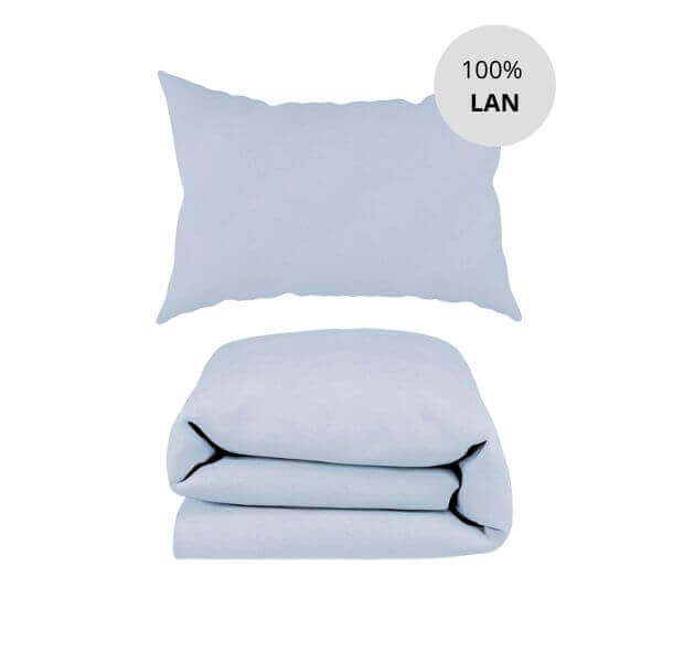 Lanena posteljnina modra (različne dimenzije)