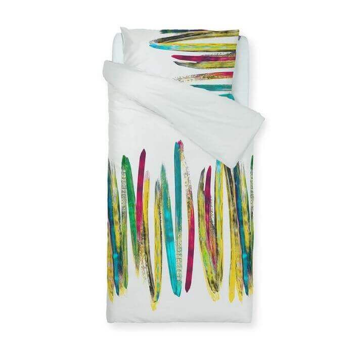 Posteljnina Art - bela (različne dimenzije) satenasta posteljnina Art - bela posteljnina