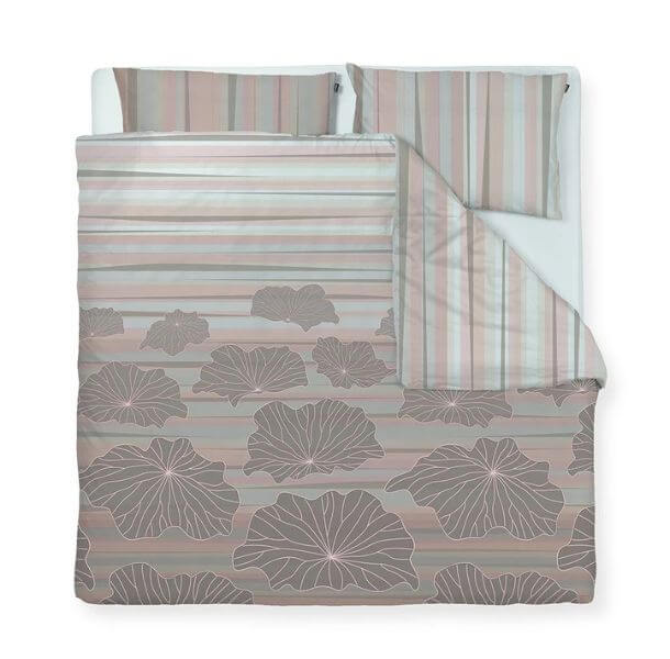 posteljnina Mist - puder roza; kvalitetna posteljnina