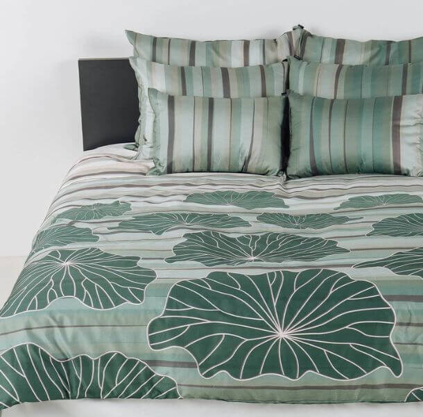 Posteljnina Mist - zelena (različne dimenzije) zelena posteljnina Mist - kvalitetna posteljnina