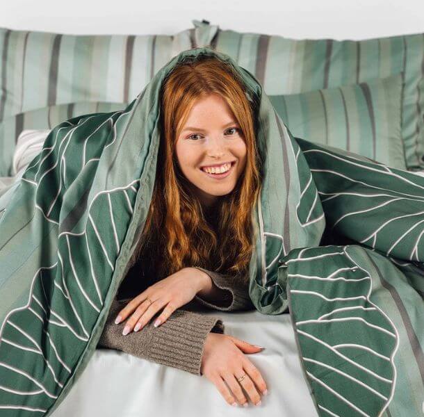 Posteljnina Mist - zelena (različne dimenzije) zelena posteljnina Mist - kvalitetna posteljnina