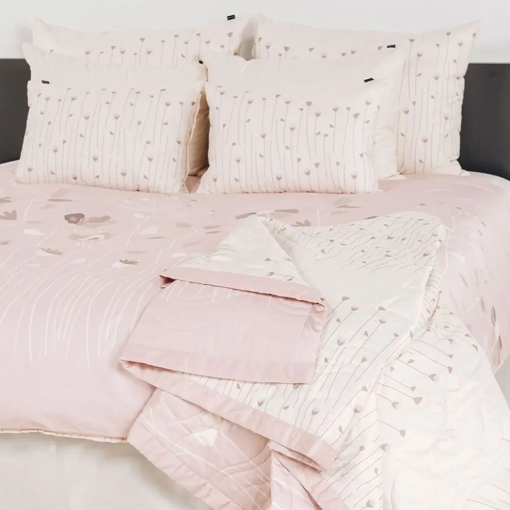 Posteljnina Lali - roza (različne dimenzije) - slika 4