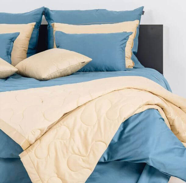 Posteljnina Basic - svetlo modra (različne dimenzije) - slika 8