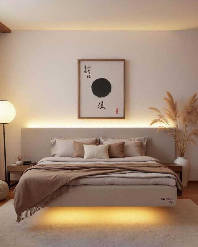Postelja BoxSpring Fly bez zen ambient