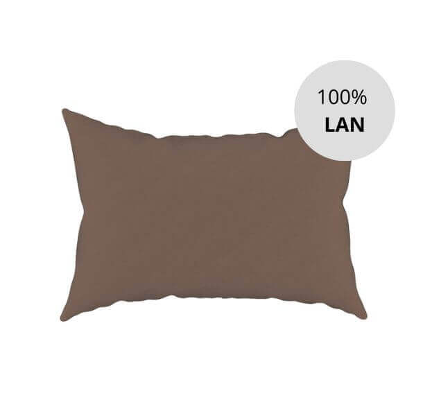 Lanena prevleka za vzglavnik – Mocha (različne dimenzije)