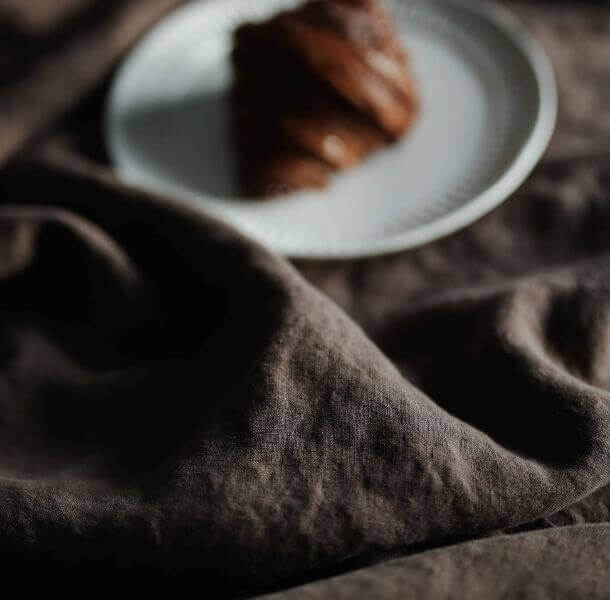 Lanena posteljnina - Mocha (različne dimenzije) - slika 2