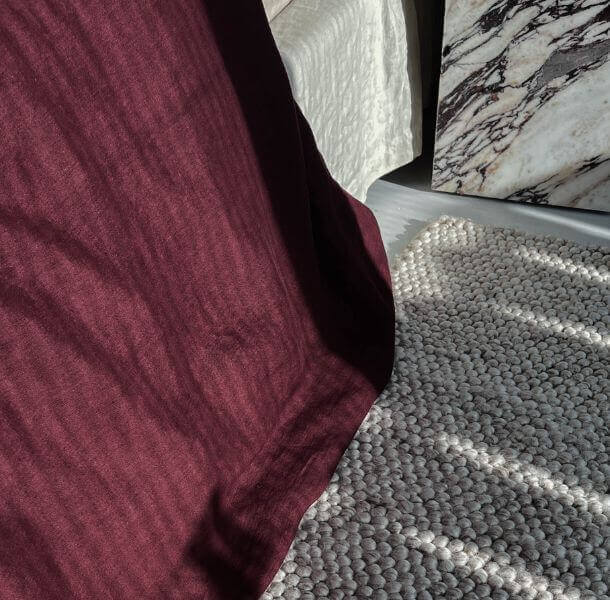 Lanena posteljnina - Rubin (različne dimenzije) - slika 6