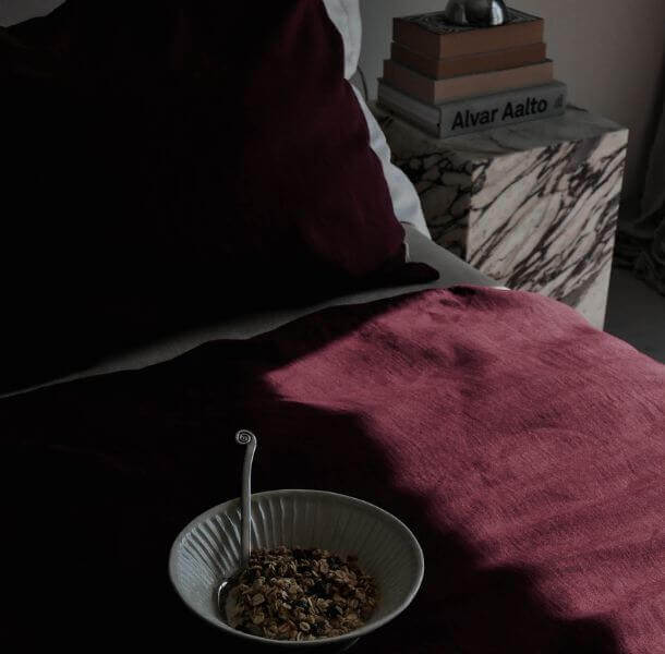 Lanena posteljnina - Rubin (različne dimenzije) - slika 3