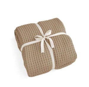 Odeja Pregrinjalo za posteljo Waffle Mocha