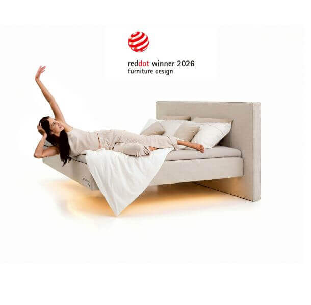 Lebdeča postelja BoxSpring Fly Reddot - slika 6
