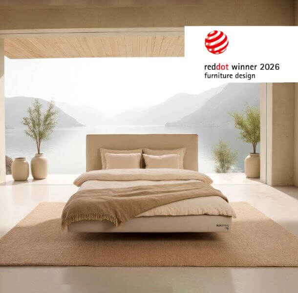 Lebdeča postelja BoxSpring Fly Reddot - slika 2