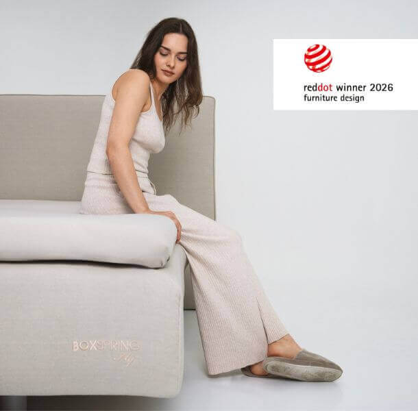 Lebdeča postelja BoxSpring Fly Reddot - slika 10