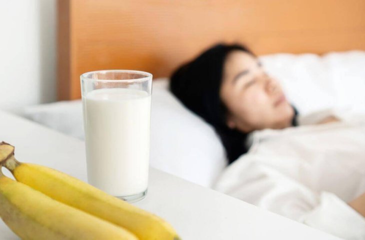 Banana pred spanjem ali uspavala