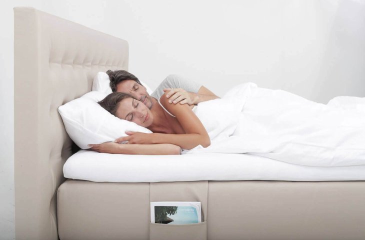 oblazinjena postelja BoxSpring - Spalni center Maremico